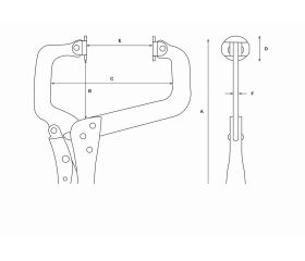Abrazaderas en C escalonadas. | 2962